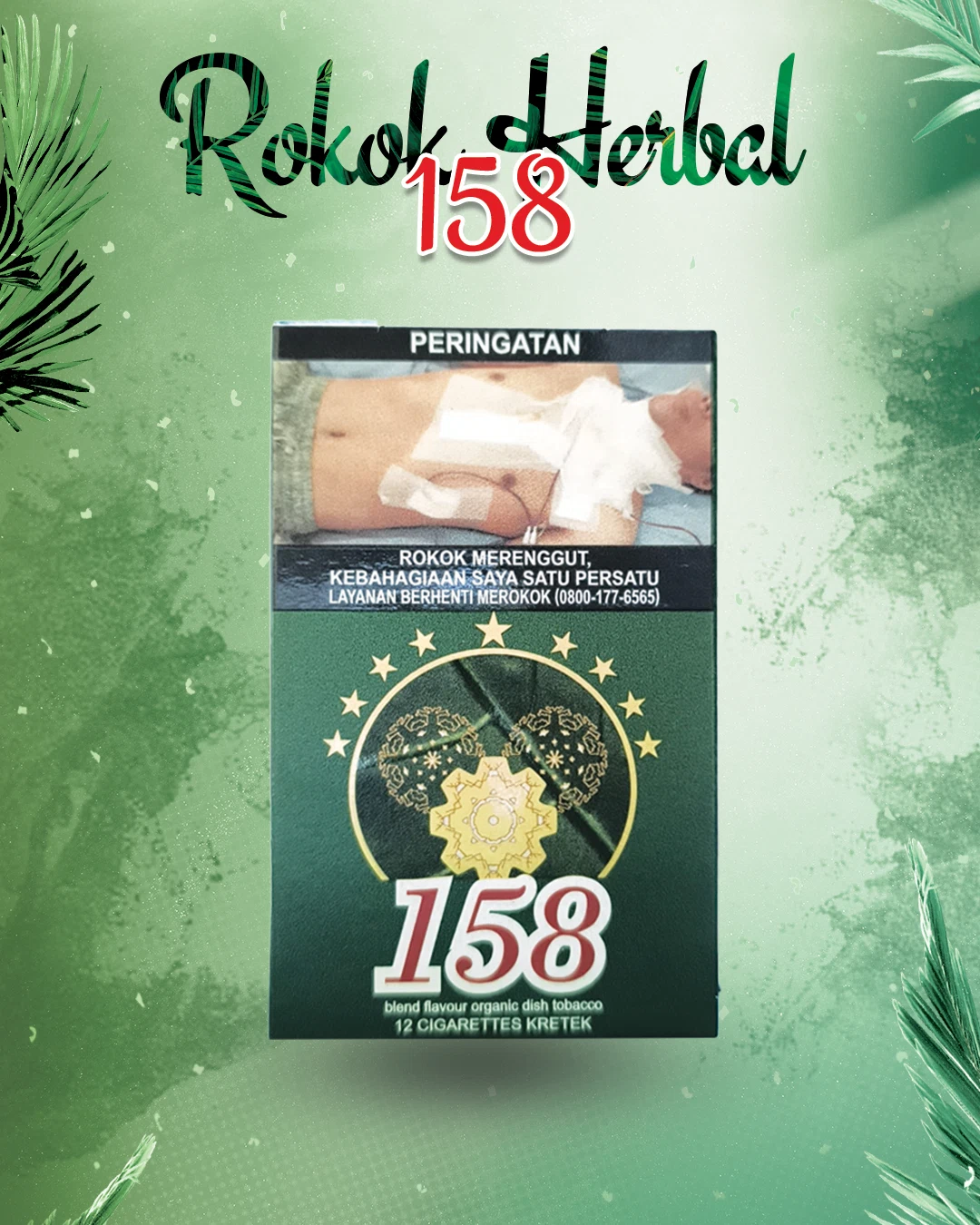 Rokok Herbal 158 dari Gold Win Sukses dengan bahan alami seperti kapulaga dan habbatussauda. Dapatkan manfaat detoksifikasi dan imunitas lebih baik!
