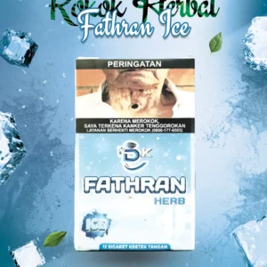 Rokok Herbal Fathran Ice dari Gold Win Sukses, rokok herbal dengan sensasi segar dan manfaat kesehatan. Meningkatkan stamina, detoksifikasi, dan vitalitas pria.
