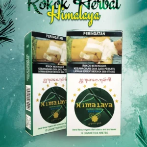 Rokok Herbal Himalaya dari Gold Win Sukses, terbuat dari bahan alami seperti kapulaga dan habbatussauda. Menjaga kesehatan pernapasan dan meningkatkan daya tahan tubuh.