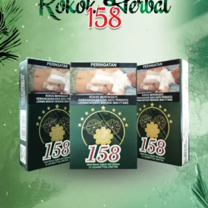 Rokok Herbal 158 dari Gold Win Sukses dengan bahan alami seperti kapulaga dan habbatussauda. Dapatkan manfaat detoksifikasi dan imunitas lebih baik!