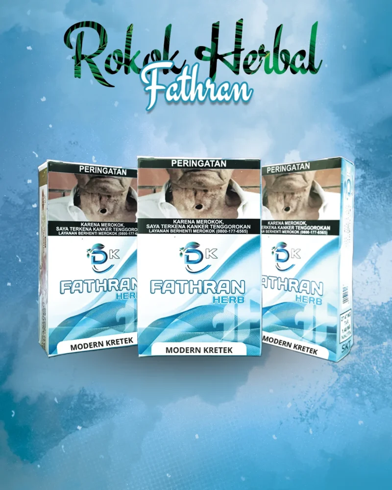 Rokok Herbal Fathran Modern Kretek dari Gold Win Sukses, rokok herbal alami yang meningkatkan stamina, dan vitalitas pria. Solusi sehat untuk merokok alami!